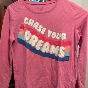 Chase Your Dreams - Long Sleeve Girls Tee